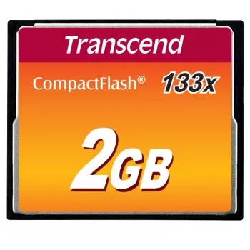 Memória Flash Transcend 2GB CompactFlash 133x TS2GCF133
