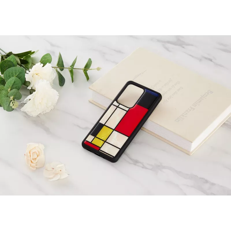Capa de proteção iKins para Samsung Galaxy S20 Ultra — Mondrian preto