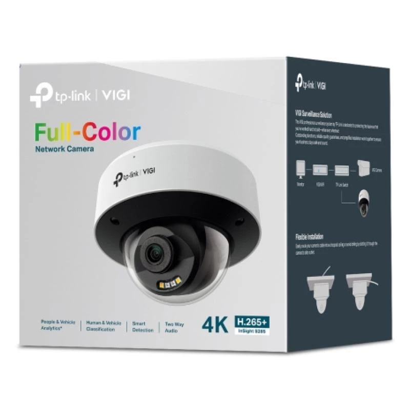 Câmara de vigilância IP dome TP-Link InSight S285 exterior 3840 x 2160 píxeis montagem no teto