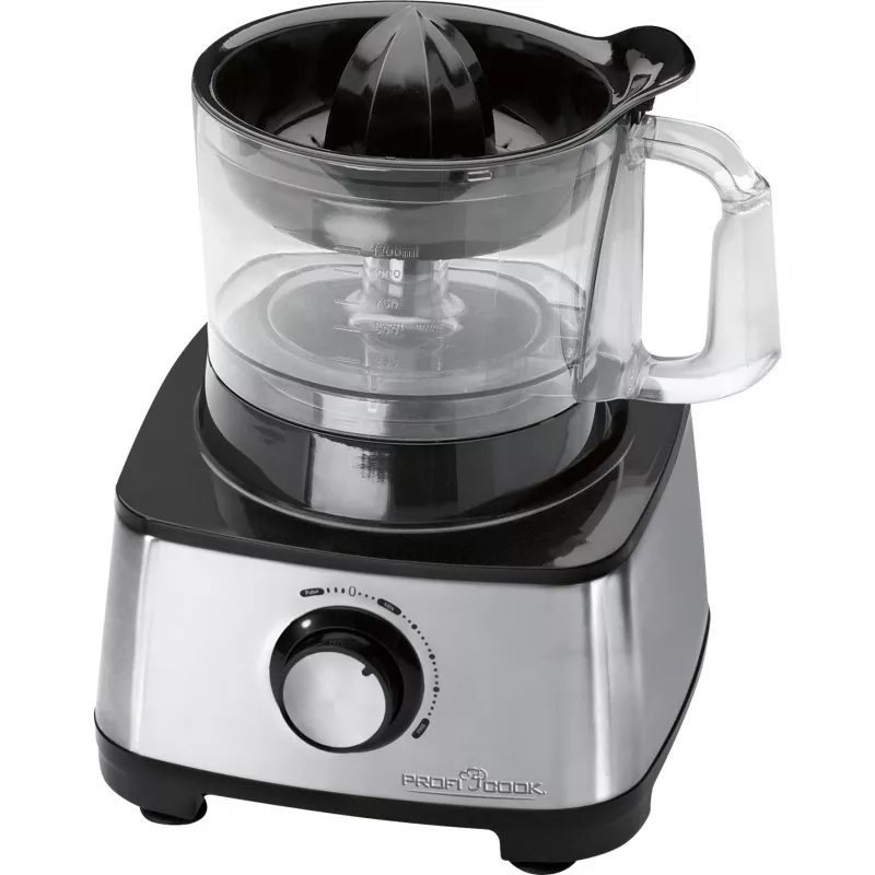 Robot de cozinha ProfiCook PC-KM 1063 1200 W 1,75 L preto, aço inoxidável
