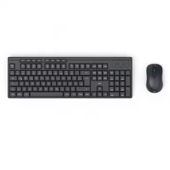 Conjunto de teclado e rato WKM-200 preto