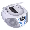 Aparelhagem estéreo portátil Blaupunkt BB7-WH, digital 2,4 W FM, cinzento, reprodução MP3