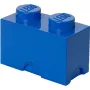LEGO Storage Brick 2 azul, caixa de armazenamento azul