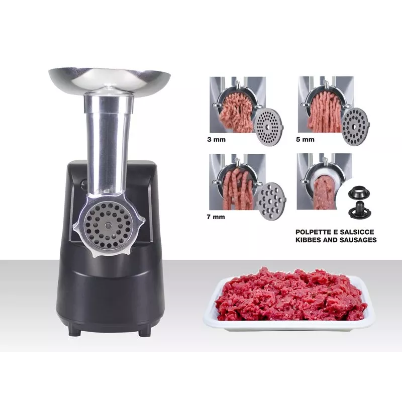Beper P102ROB200 picadora de carne elétrica com espremedor de tomate, 1200 W, preta