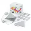Painéis LED triangulares Nanoleaf NL47-0002TW-9PK — conjunto de 9 painéis de parede RGB, alimentação elétrica, branco