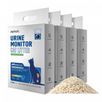 Areia para gatos PETKIT Urine Monitor, 4 sacos — areia aglomerante com monitorização de urina para gatos