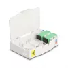 Caixa de terminação de fibra ótica DeLOCK 85935 SC simplex branco