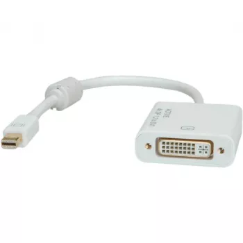 Adaptador de cabo de vídeo ROLINE 12.03.3137 Mini DisplayPort para DVI-D 0,1 m