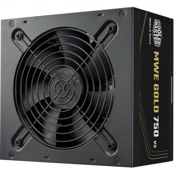 Fonte de alimentação Cooler Master MWE GOLD 750v3 ATX 3.1 750W 80 PLUS Gold não modular, 6x SATA, 4x 6+2 PCIe, 2x 4+4 EPS