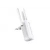 Repetidor WiFi N Mercusys 300Mbps Extensor de rede WiFi Amplificador wireless MW300RE (N300, 2 antenas externas)