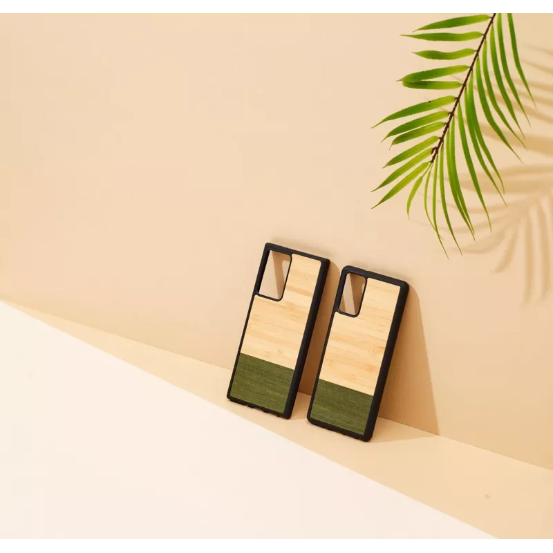 Capa para telemóvel Man and Wood Galaxy Note 20 Ultra — capa protetora preta Bamboo Forest