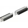 Ficha de cabo DeLOCK 66712 D-Sub HD 50 pinos preto prateado