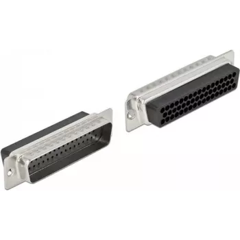 Ficha de cabo DeLOCK 66712 D-Sub HD 50 pinos preto prateado