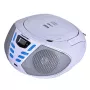 Aparelhagem estéreo portátil Blaupunkt BB7-WH, digital 2,4 W FM, cinzento, reprodução MP3