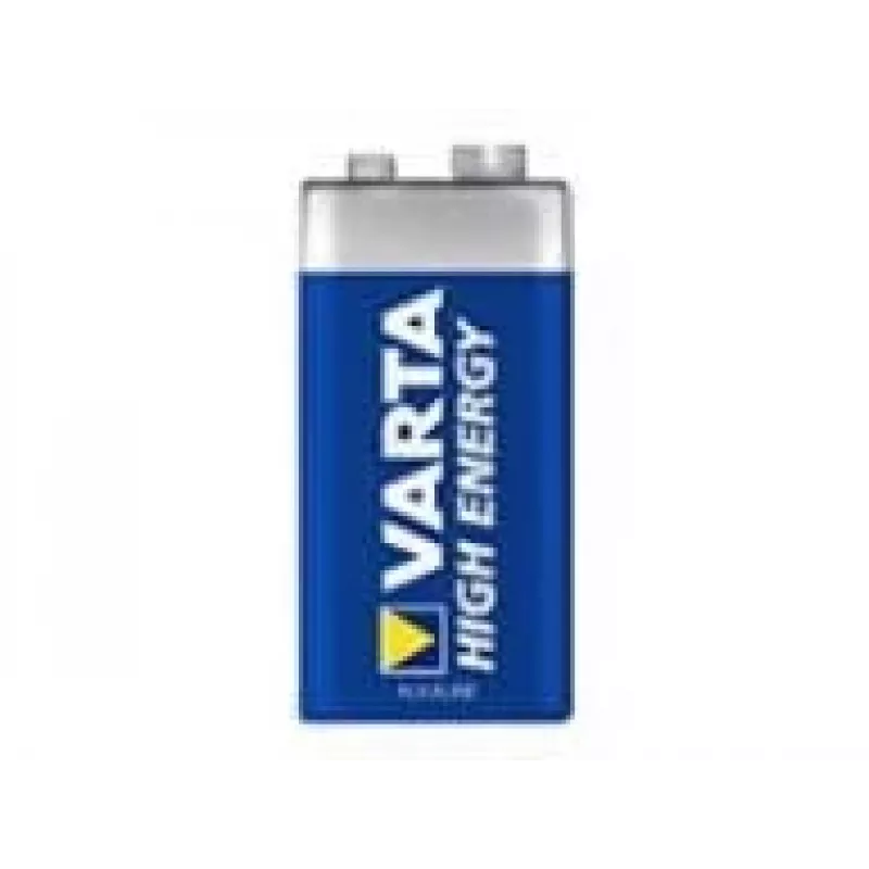 Pilha descartável Varta 9V alcalina