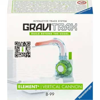 Ravensburger GraviTrax elemento canhão vertical – expansão de percurso (27465) para sistemas de pistas de esferas