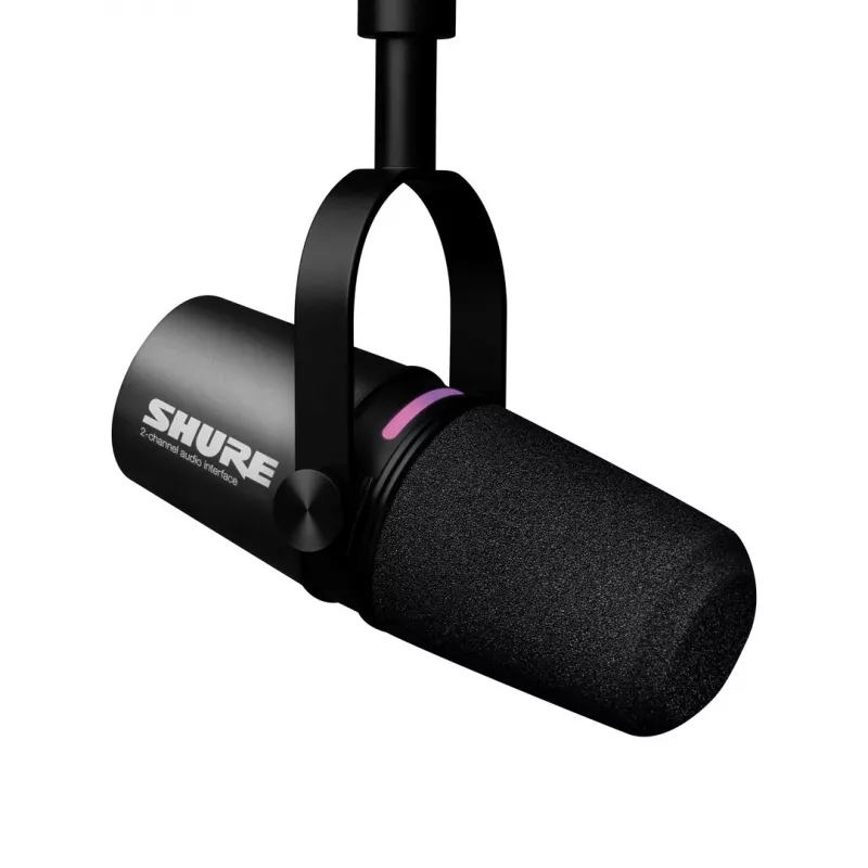 Shure MV7I - microfone inteligente e interface