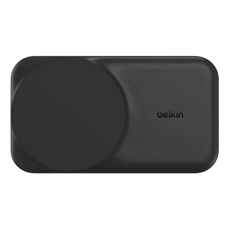 Belkin UltraCharge suporte de carregamento sem fios dobrável 3 em 1 Qi2 de 25 W, preto (WIZ036KQBK)