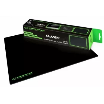 Tapete de rato gaming ESPERANZA EGP102K — borracha, 300×240 mm, 3 mm de espessura, antiderrapante, preto