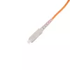 Cabo de fibra ótica Extralink EX.3692 — FTTH OM2 SC‑SC, 1 m, duplex integral, vermelho