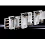 Adaptador de componente para interruptor de vácuo em rack Rittal 9345.610, para instalações de 690 V, RAL 7035