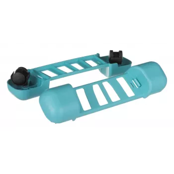 Sistema de limpeza Leifheit Clean Twist Mop Ergo mobil, depósito único, azul, com mopa e rodas direcionais