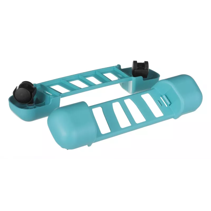Sistema de limpeza Leifheit Clean Twist Mop Ergo mobil, depósito único, azul, com mopa e rodas direcionais