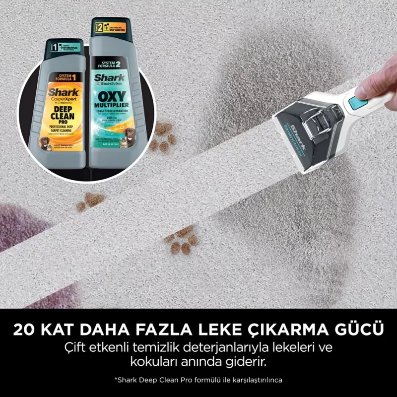 Sharkclean PX200EUT aparelho de limpeza de tapetes portátil limpeza profunda/intermédia branco