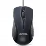 DICOTA - rato - ambidestro - laser - 3 botões - com fio - USB - preto (D32011)