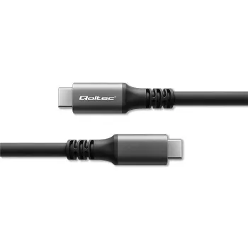Cabo USB-C QOLTEC USB4 240 W para Thunderbolt 3/4, 40 Gbit/s, alimentação 240 W