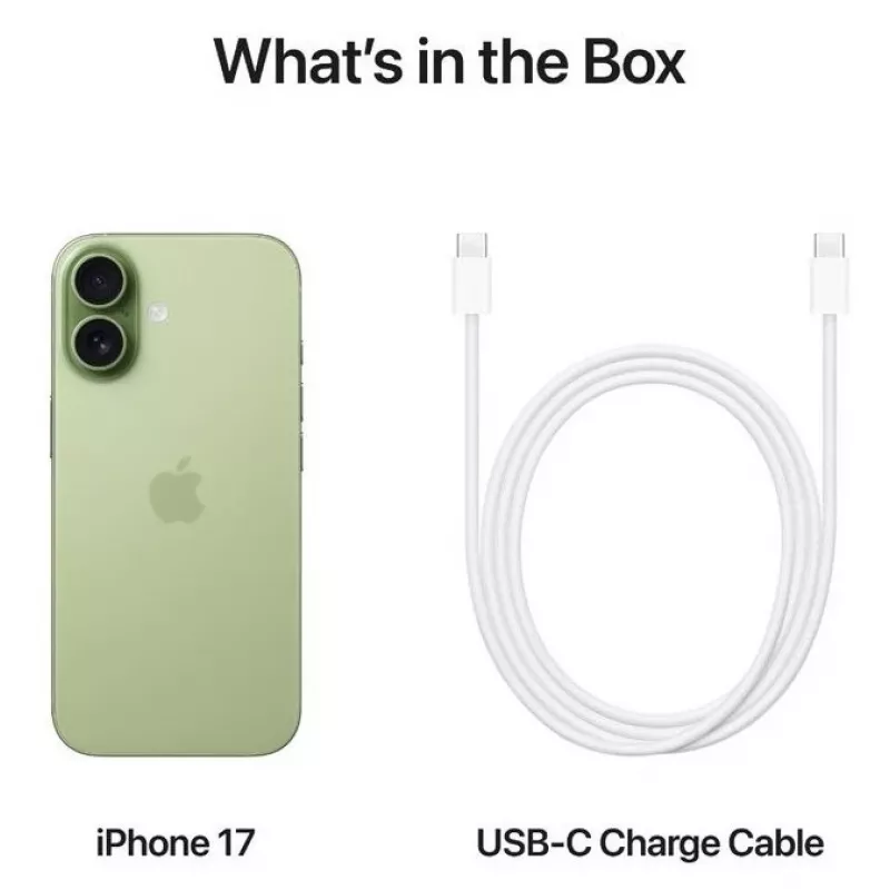 Smartphone Apple iPhone 17 256GB Sage — 256 GB de armazenamento, cor Sage