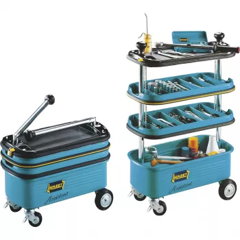 HAZET Assistent 166N - preto - azul - 300 kg - 350 mm - 680 mm - 965 mm - 24,5 kg