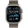 Apple Watch Ultra 2 GPS + Cellular 49mm Caixa de titânio natural com bracelete Milanese de titânio natural - M