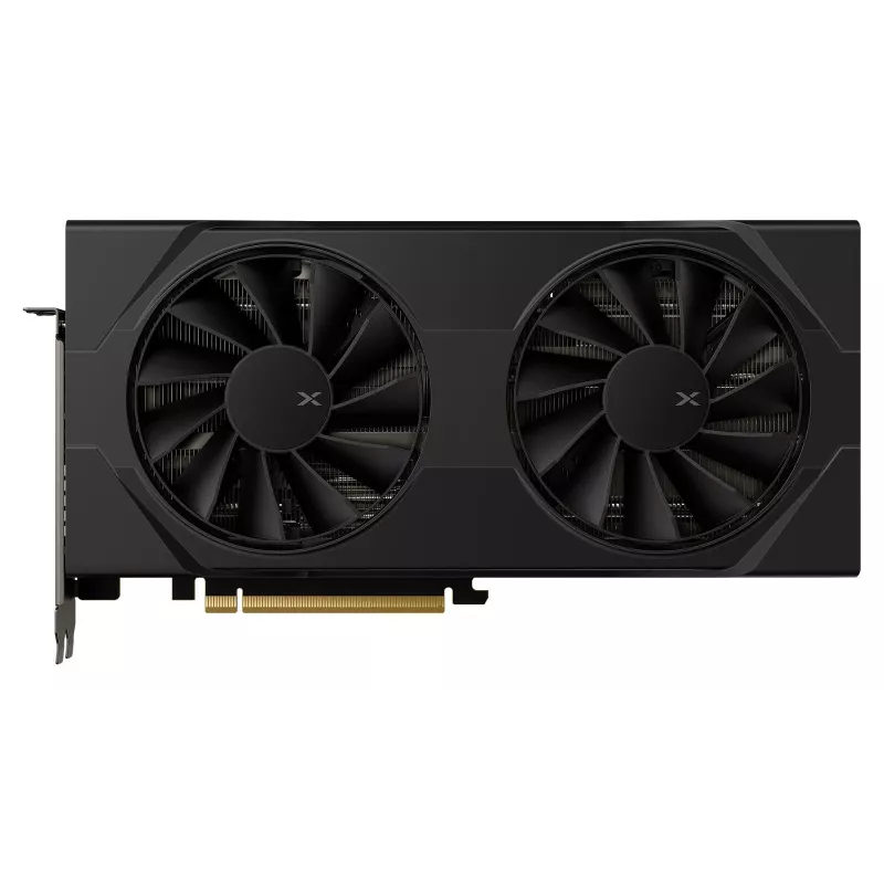 Placa gráfica XFX Radeon RX 9060 XT — 8 GB GDDR6, 128 bits, PCIe 5.0, 2x DP + HDMI, 2 ventoinhas