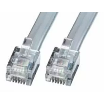 Cabo de rede Lindy RJ-12 M/M 5,0 m RJ-12 5 m cinzento