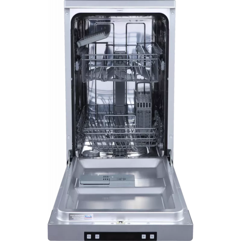 Máquina de lavar louça Gorenje GS522E10S, E, instalação livre, largura 45 cm, número de conjuntos 10, cinzento