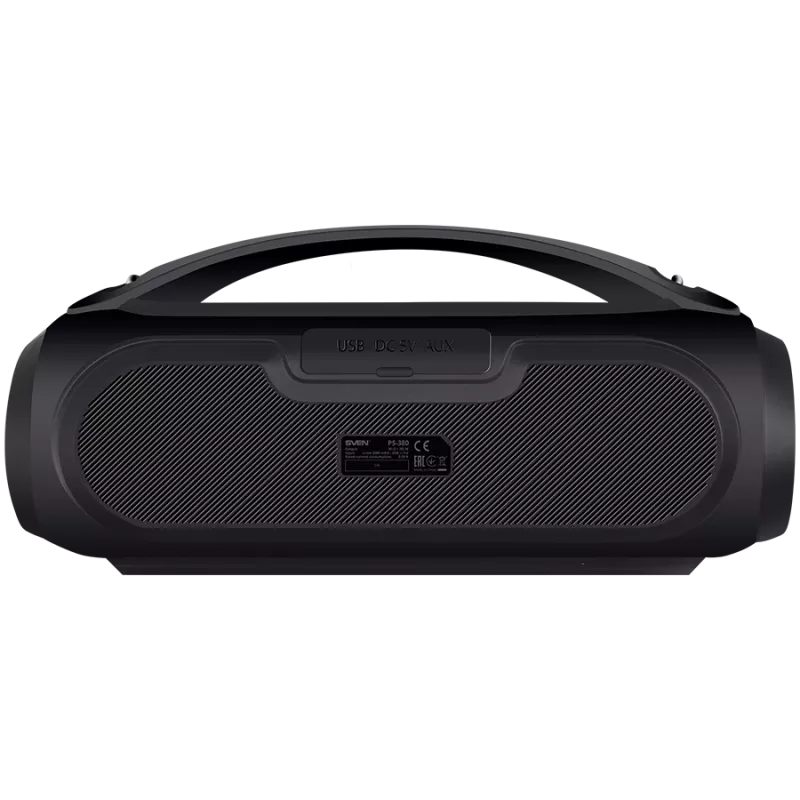 Coluna SVEN PS-380, preta (40W, à prova de água (IPx5), TWS, Bluetooth, FM, USB, 3000mAh)