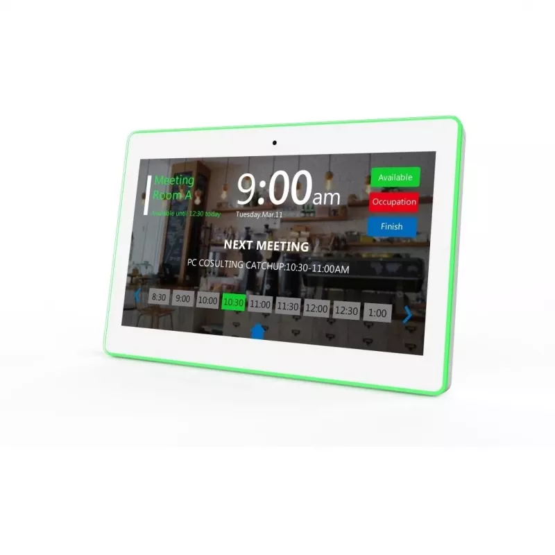 Tablet ALLNET MT15RK3399A10WPoENFC 15 polegadas RGB LED, Android 10, NFC, PoE para salas de reuniões