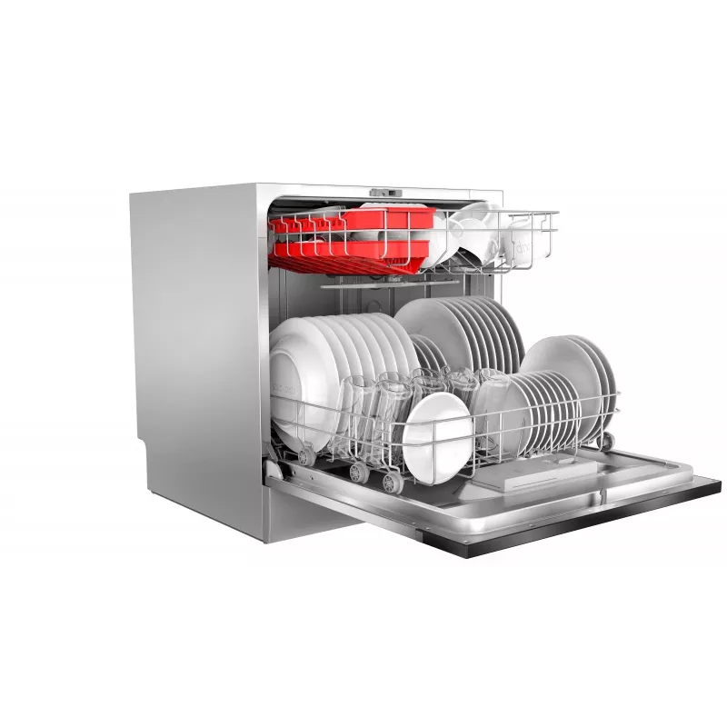 Máquina de lavar louça de encastrar Toshiba DW-08T2EE(S)-PL — 8 serviços, classe de eficiência energética F, 49 dB, 55×59×50 mm