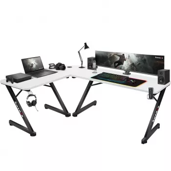 SECRETÁRIA GAMING HUZARO HERO 7.0 BRANCA