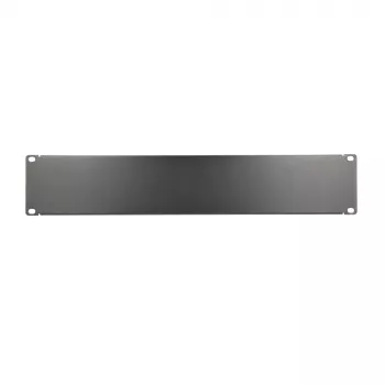 Painel cego para rack Extralink Front Blank Panel 2U 19 polegadas preto, caixa em aço