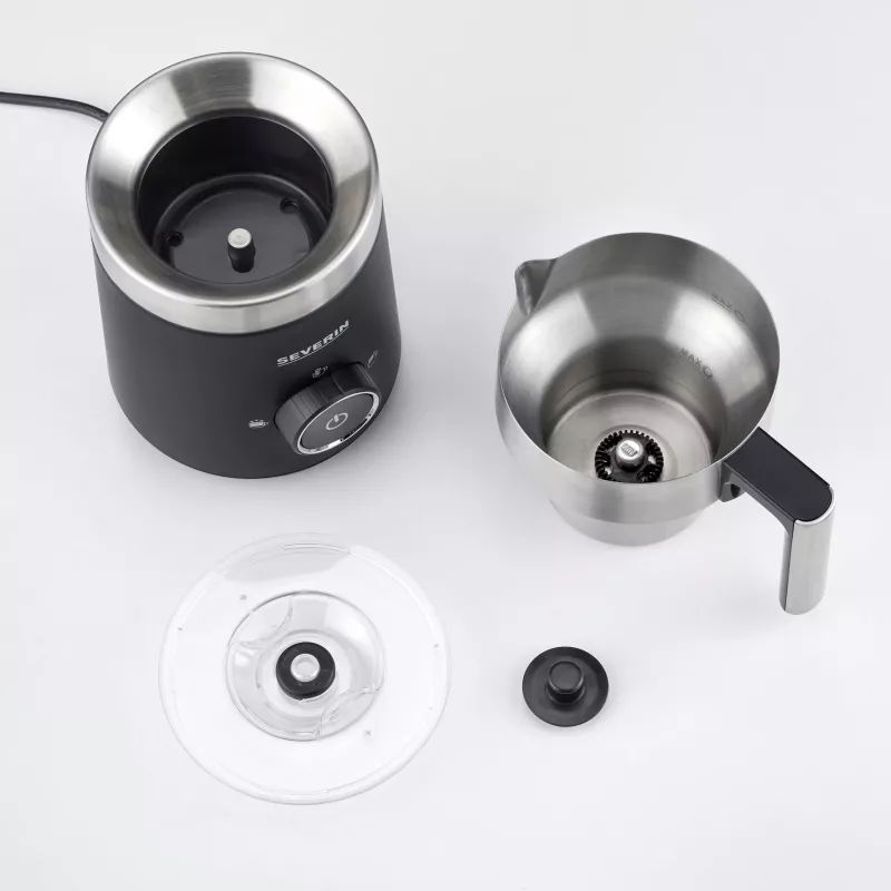 Severin SM 3585 espumador de leite espumador de leite automático preto - prateado (SM3585)