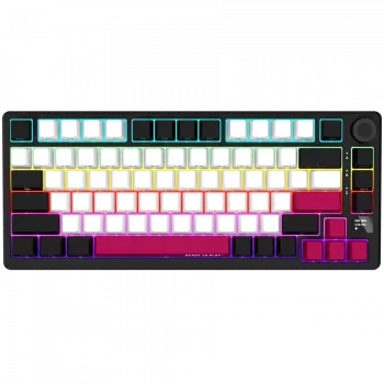 Teclado gaming mecânico LORGAR KBP7075W — sem fios, Preto, Red Switches, layout EN