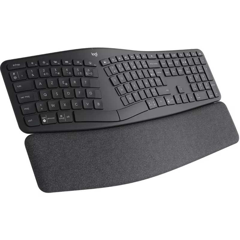 Logitech ERGO K860 for Business Teclado sem fios full-size AZERTY