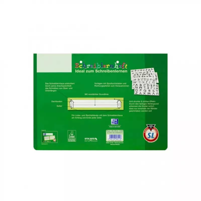Caderno Oxford 100050089 A4 verde 80 g/m²