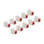 Módulo Keystone DeLOCK 88115 plano vermelho RJ-45 10 unid.