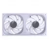 Ventoinhas para caixa JONSBO ZB-240W 2x120mm ARGB PWM – branco