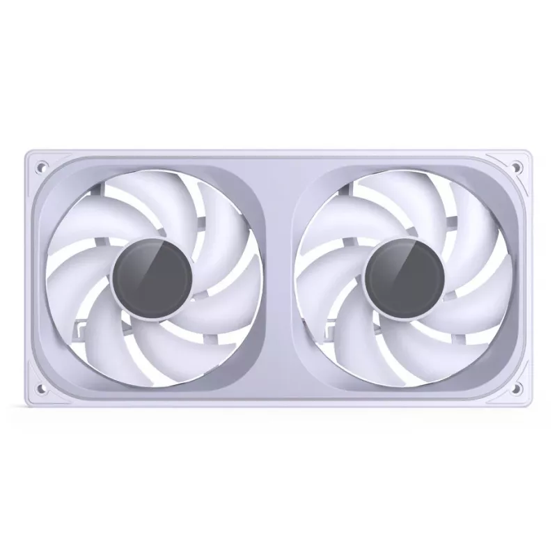 Ventoinhas para caixa JONSBO ZB-240W 2x120mm ARGB PWM – branco