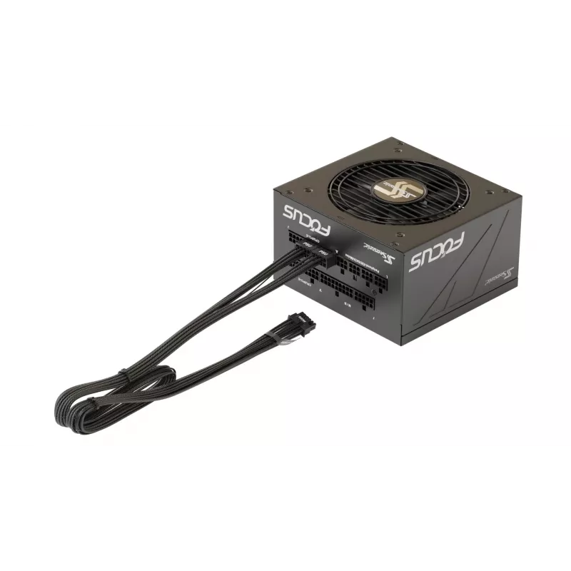 Cabo adaptador SEASONIC NESE-165 12VHPWR PCIe 5.0 preto para conector de alimentação de GPU