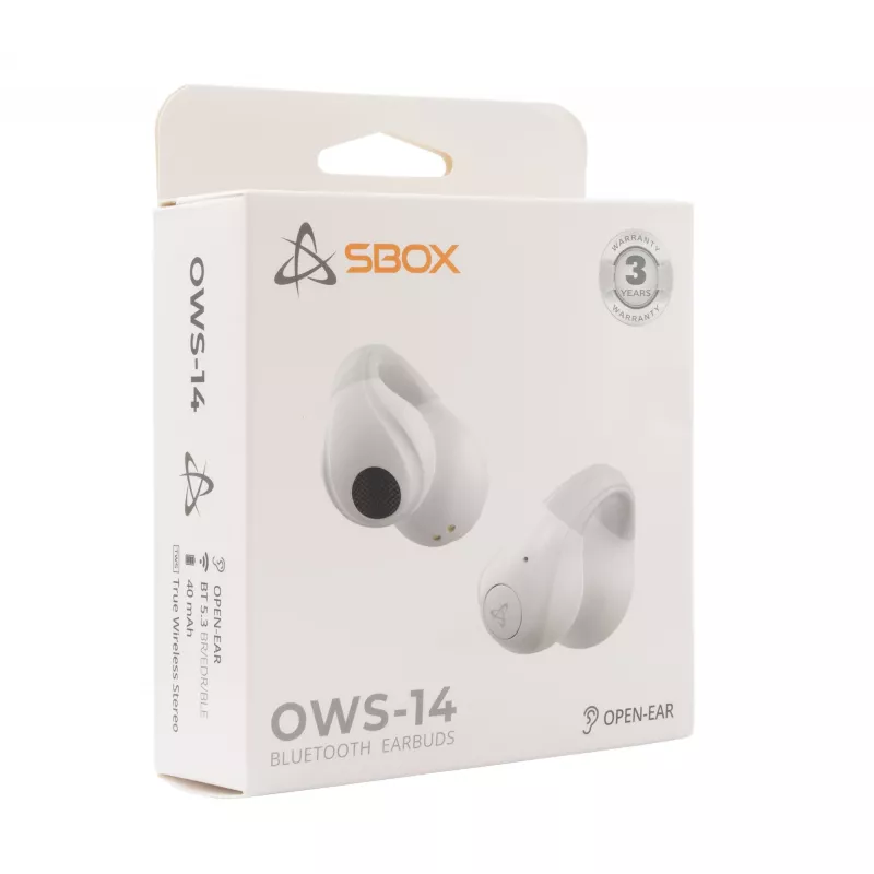Auscultadores SBOX EB-OWS14 branco